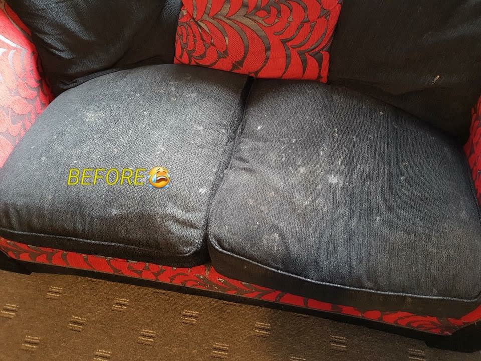 sofa cleaning before